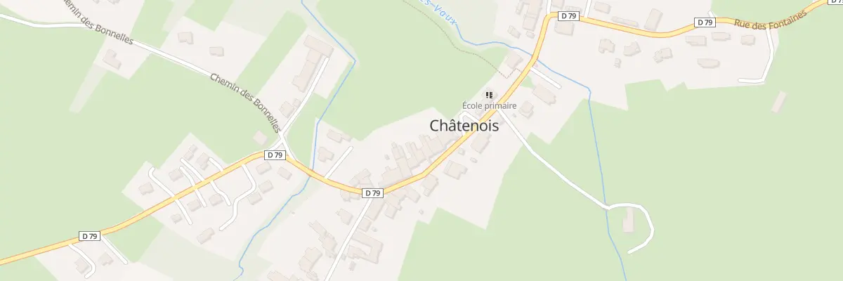 Plan du 20 Rue des Fontaines à Châtenois