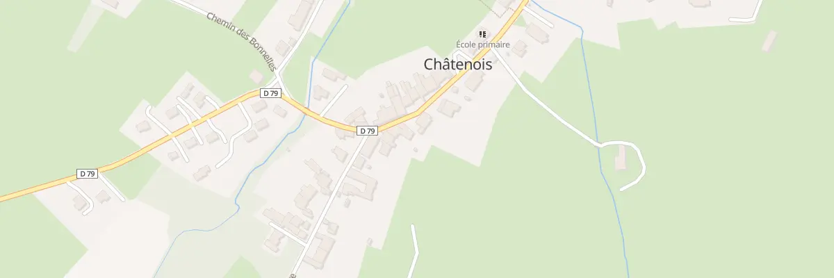 Plan du 23 Rue des Fontaines à Châtenois