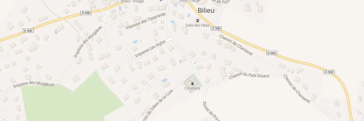 Plan du 188 Rte du Tissage à Bilieu