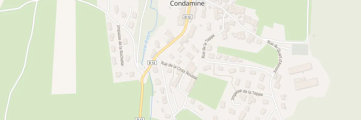 Plan du 4 Rue de la Croix Rousse à Condamine