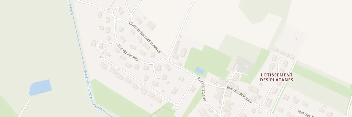 Plan du 12 Rue de la Serre à Châtenois