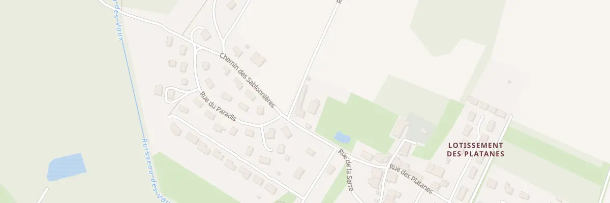 Plan du 2 Rte d’Amange à Châtenois