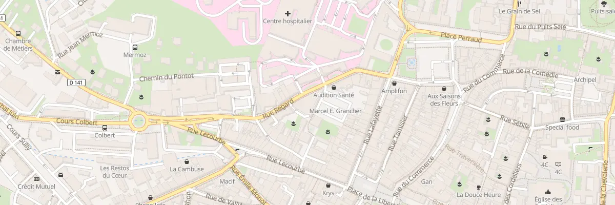 Plan du 151 Rue Regard à Lons-le-Saunier