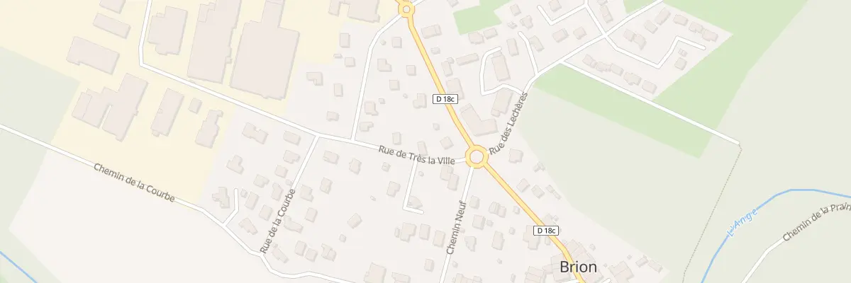 Plan du 46 Rue de Très la Ville à Brion