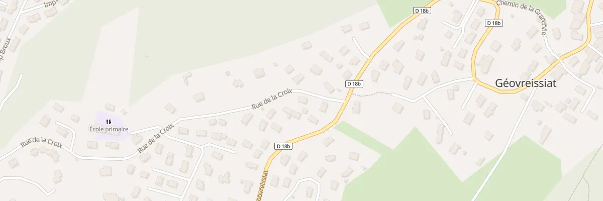 Plan du 81 Rue de la Croix à Béard-Géovreissiat