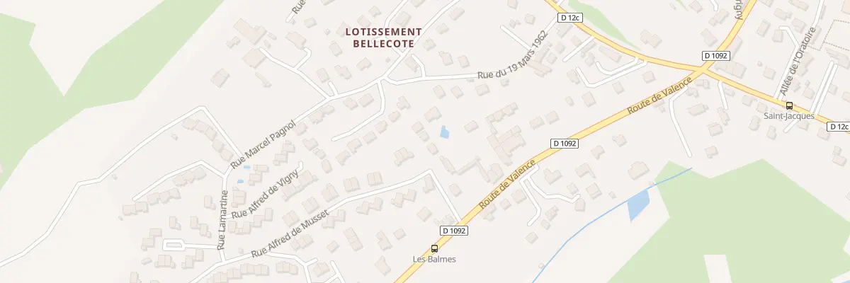 Plan du 321 Rte de Valence à Moirans