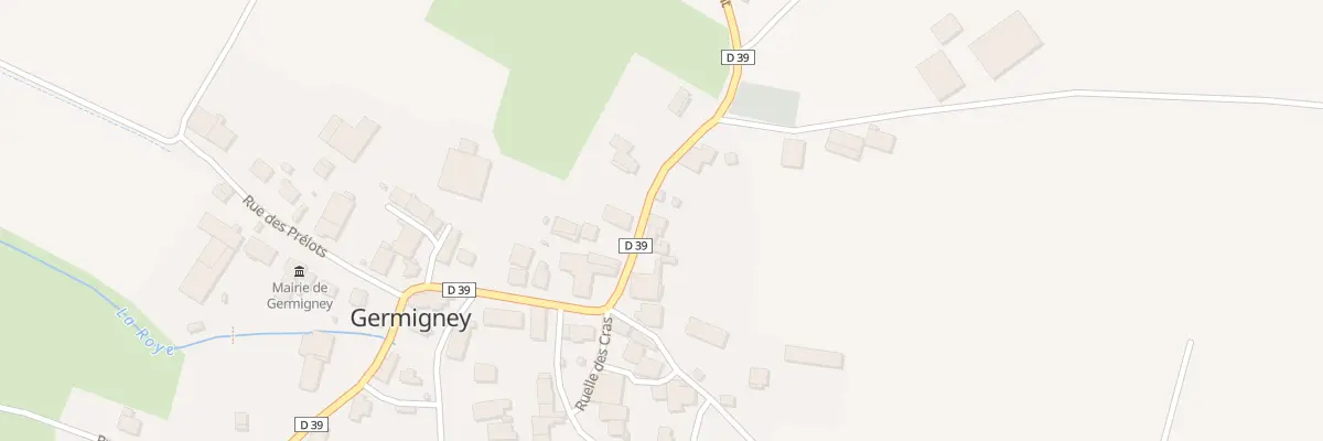 Plan du 3 Gr Grande Rue à Germigney