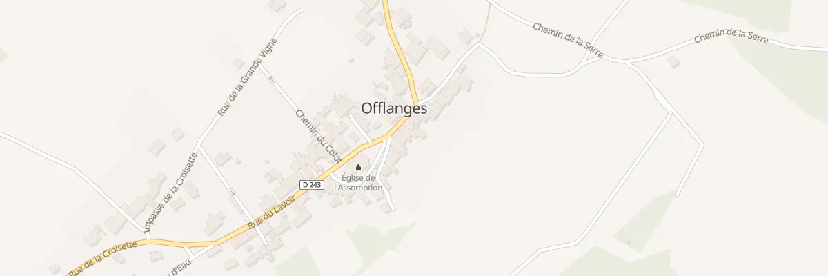Plan du 9 Rue du Lavoir à Offlanges