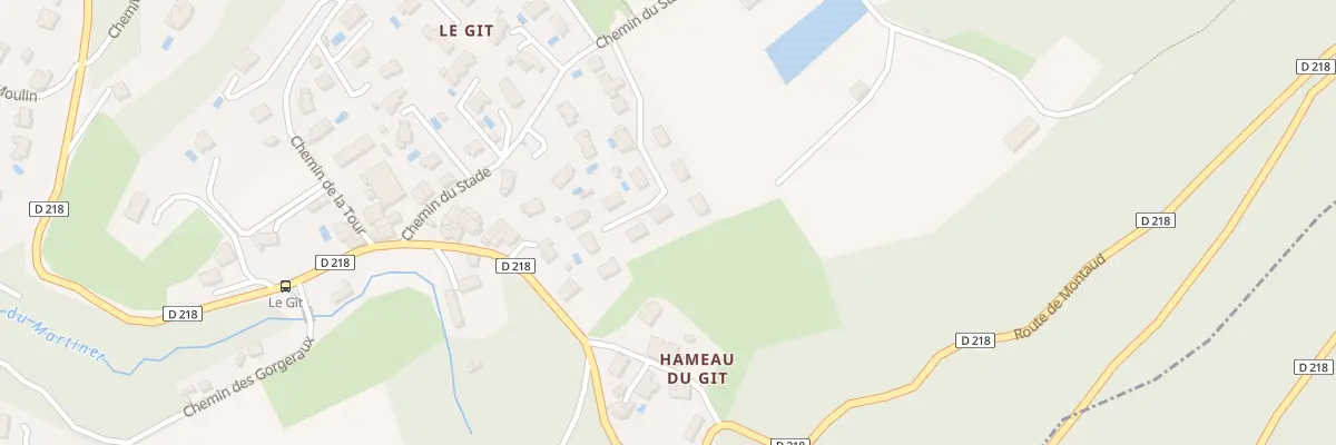 Plan du 216H Che du Stade à Saint-Quentin-sur-Isère