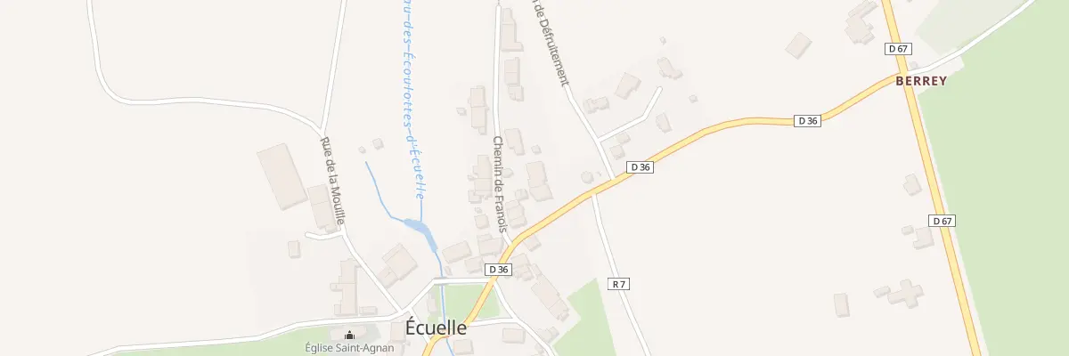 Plan du 3 Che de Franois à Écuelle