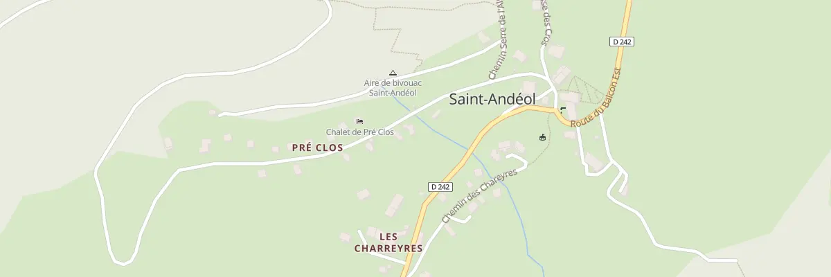 Plan du 179 Che de Pré Clos à Saint-Andéol