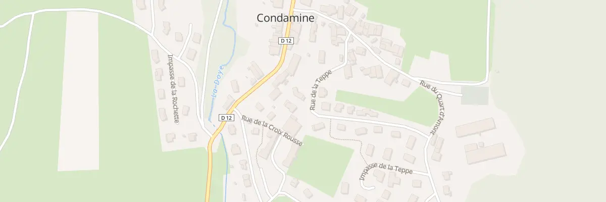 Plan du 9 Rue de la Teppe à Condamine