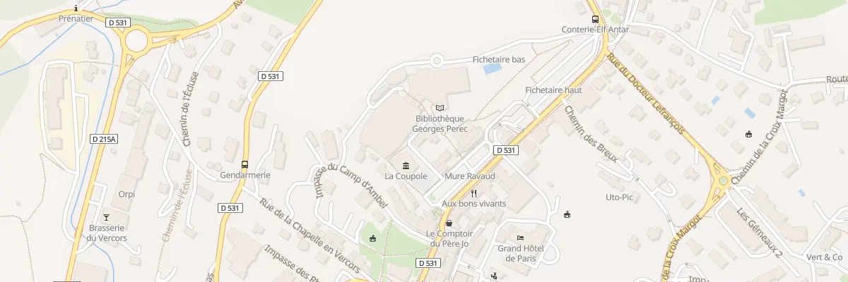 Plan du 42A Che de la Patinoire à Villard-de-Lans