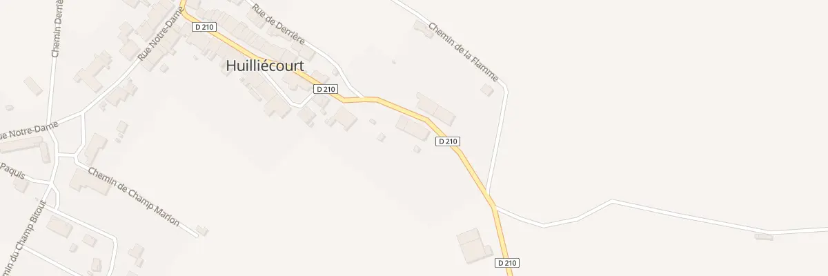 Plan du 32 Rue de l’Eglise à Huilliécourt