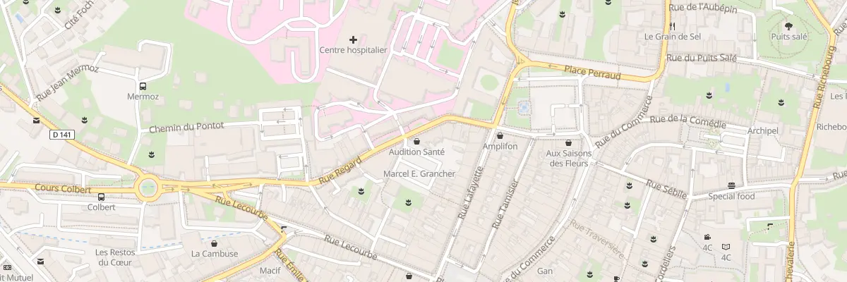 Plan du 73 Rue Regard à Lons-le-Saunier