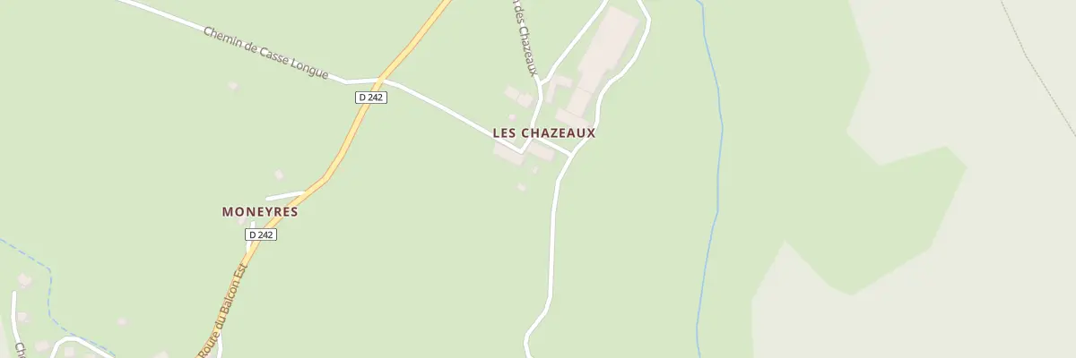 Plan du 238 Che des Chazeaux à Saint-Andéol