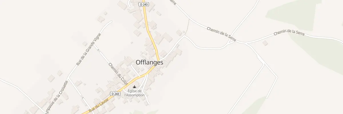 Plan du 8 Rue de la Chaux à Offlanges