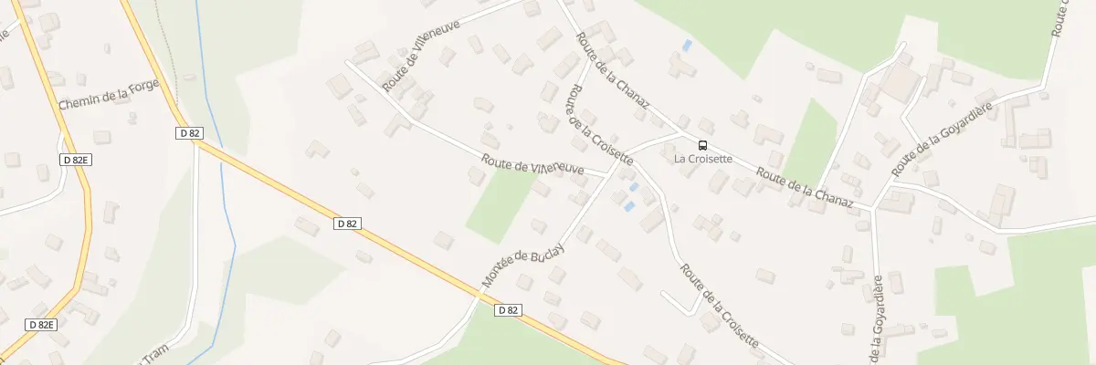 Plan du 53 Rte de Villeneuve à Corbelin