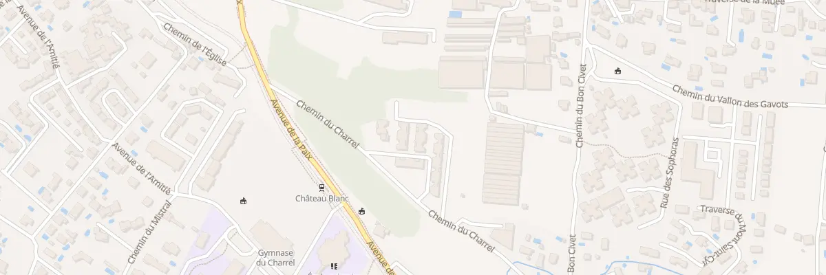 Plan du 9001 Res La Farandole à Aubagne
