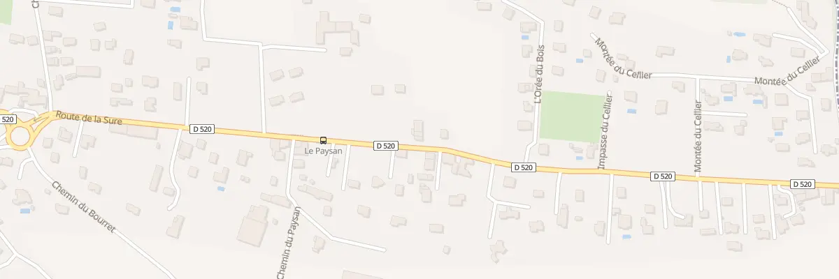 Plan du 545 Rte de la Sure à La Murette