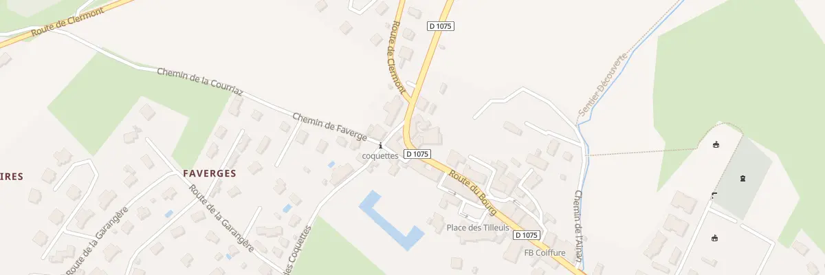 Plan du 734 Rte du Bourg à Chirens