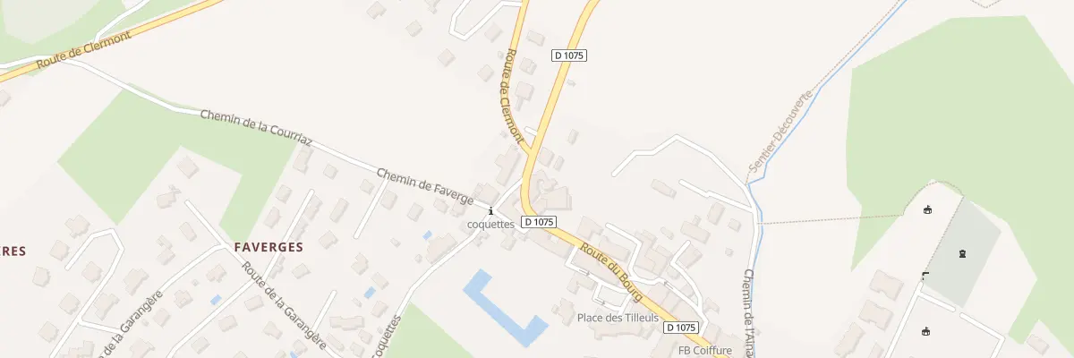 Plan du 722 Rte du Bourg à Chirens