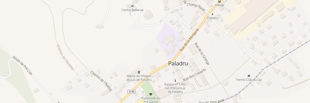 Plan du 198 Rue de la Morgerie à Villages du Lac de Paladru