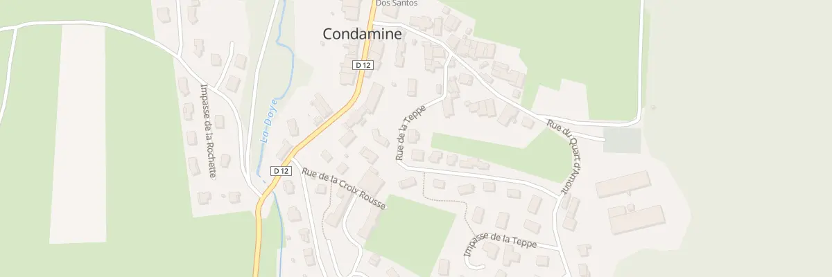 Plan du 10 Rue de la Teppe à Condamine
