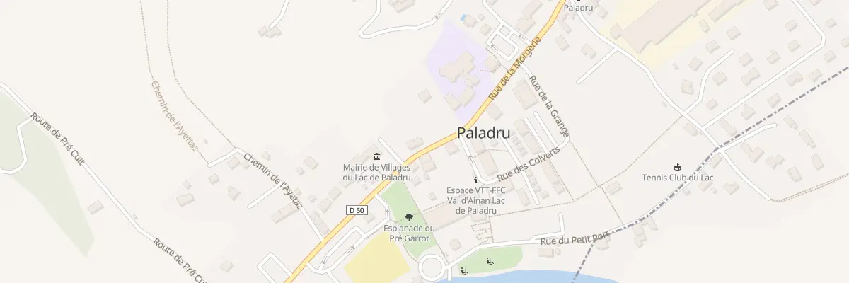 Plan du 256 Rue de la Morgerie à Villages du Lac de Paladru