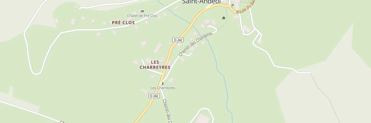 Plan du 5027 Les Charreyres à Saint-Andéol