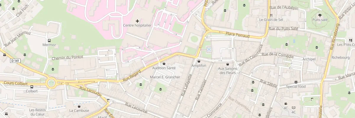 Plan du 35 Rue Regard à Lons-le-Saunier