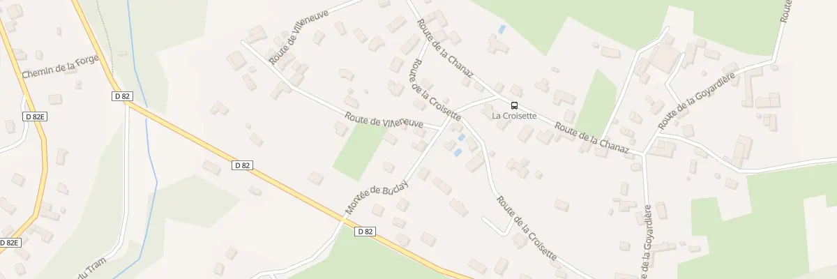 Plan du 153 Mte de Buclay à Corbelin