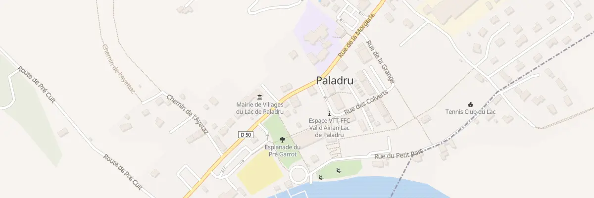 Plan du 249 Rue de la Morgerie à Villages du Lac de Paladru