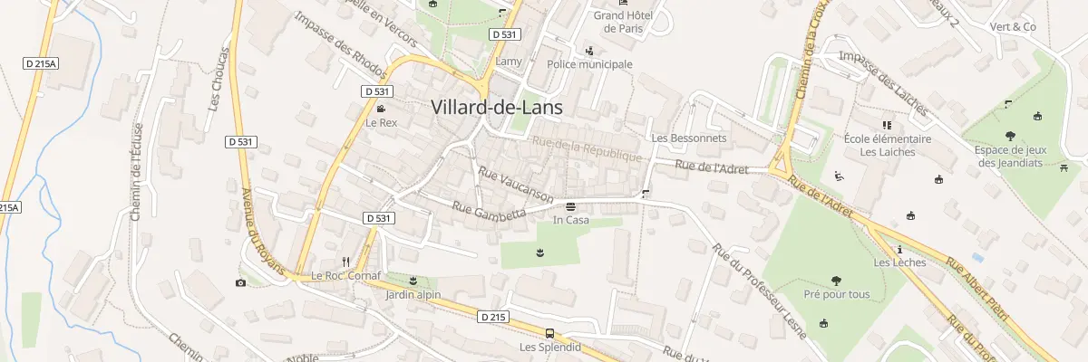 Plan du 31 Rue Girard à Villard-de-Lans