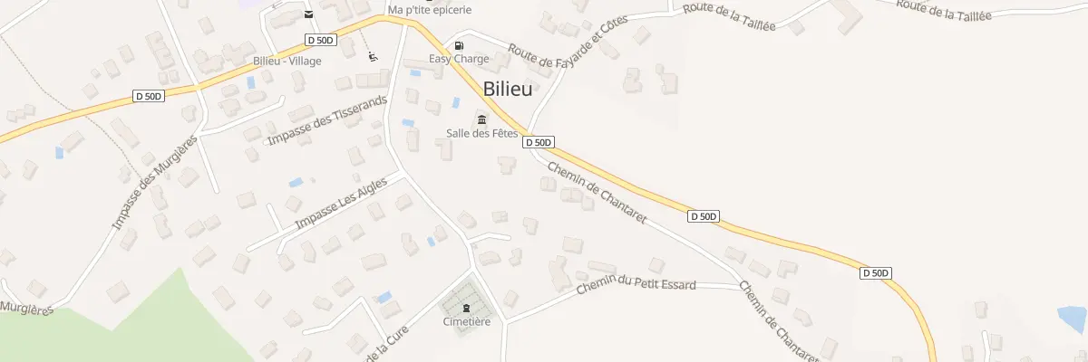 Plan du 26 Che de Chantaret à Bilieu