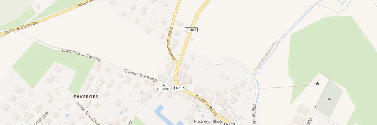 Plan du 742 Rte du Bourg à Chirens