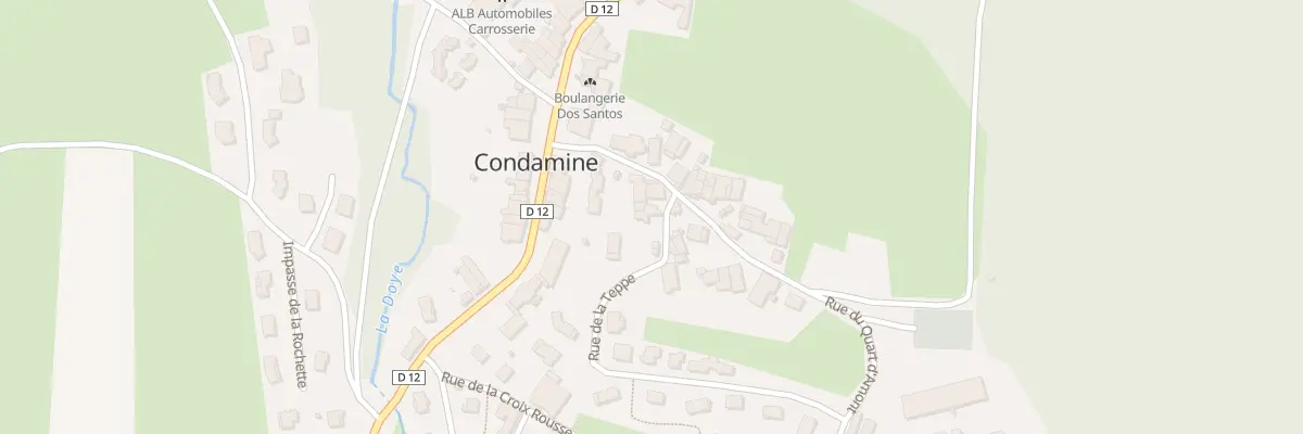 Plan du 1 Rue de la Teppe à Condamine