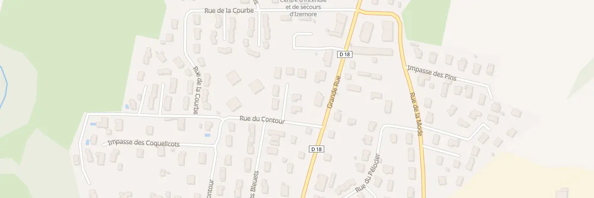 Plan du 44 Imp des Iris à Izernore