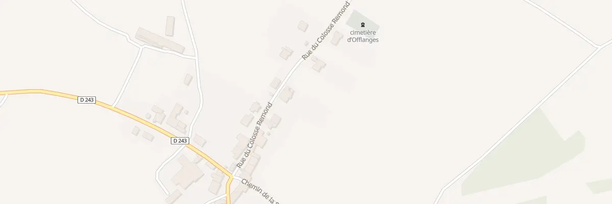 Plan du 16 Rue du Colosse Remond à Offlanges