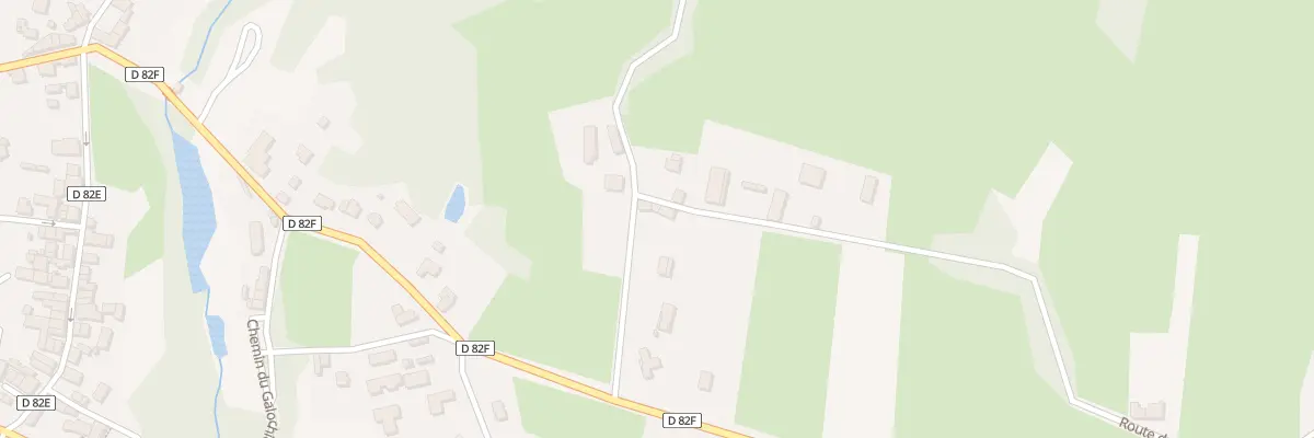 Plan du 134 Che de Pourraz à Corbelin