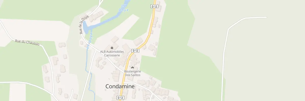 Plan du 16 Rte de la Combe du Val à Condamine