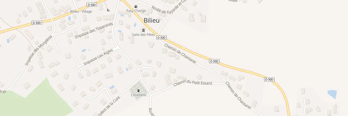 Plan du 56 Che de Chantaret à Bilieu