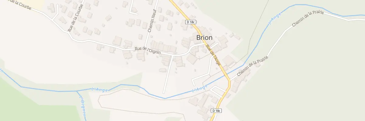 Plan du 67 Rue de l’Oignin à Brion