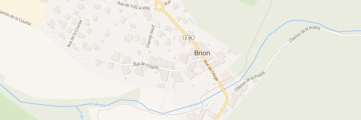 Plan du 36 Rue de l’Oignin à Brion