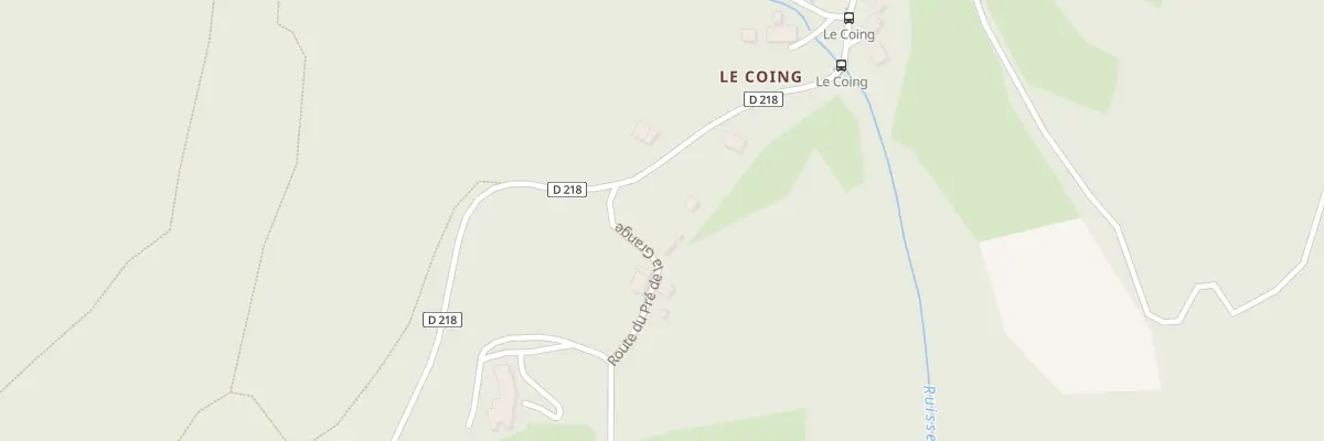 Plan du 5072A Le Coing à Montaud