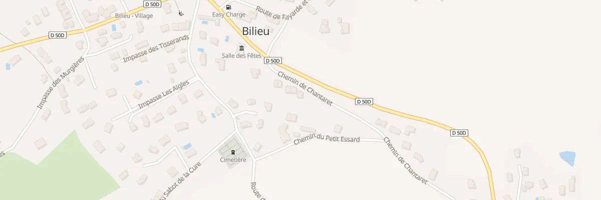 Plan du 68 Che de Chantaret à Bilieu