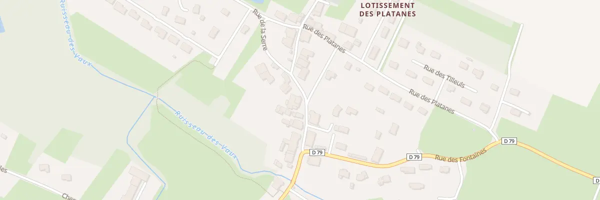 Plan du 11 Rue de la Serre à Châtenois
