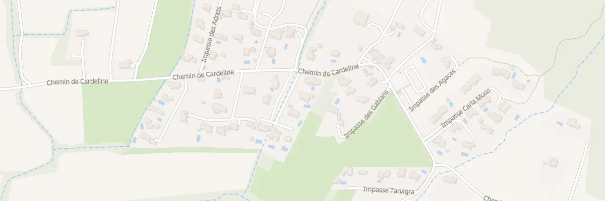 Plan du 2 Imp des Piboulas à Châteauneuf-le-Rouge