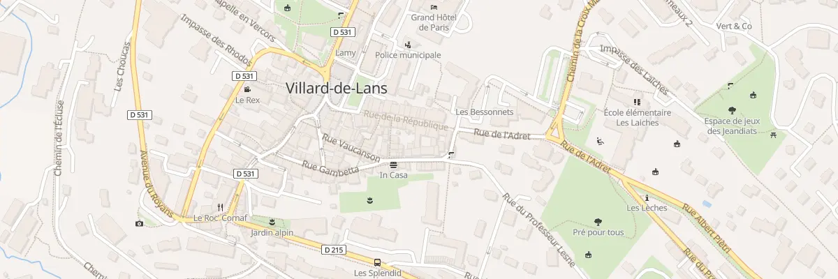 Plan du 94 Rue de la République à Villard-de-Lans