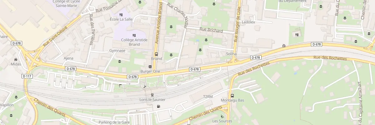 Plan du 8T Bd Gambetta à Lons-le-Saunier